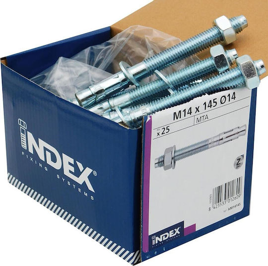 Index Ούπα Μεταλλικό 16x125mm 25τμχ