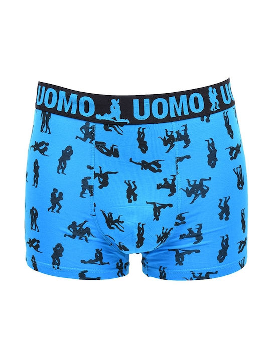 Uomo Herren Boxershorts multicolour 4Packung