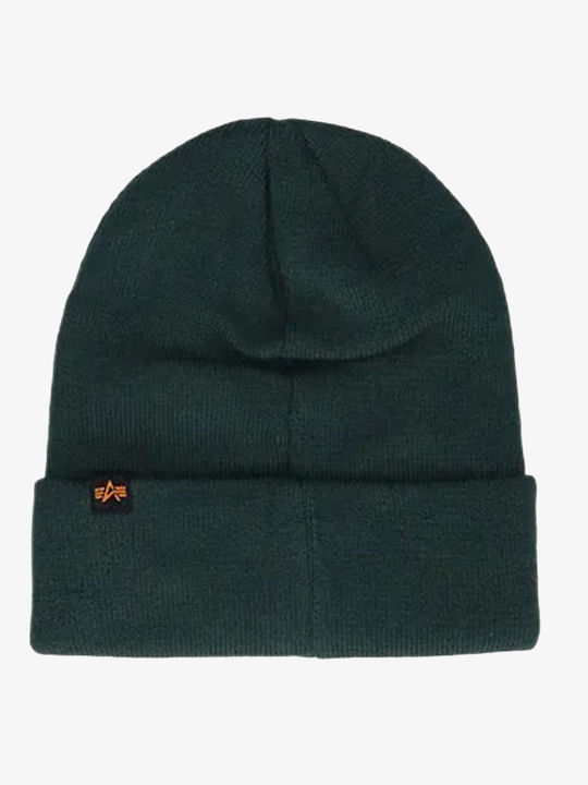 Beanie Unisex Beanie Knitted in Green color