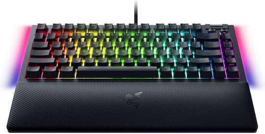 Razer BlackWidow V4 Gaming Mechanical Keyboard 75% with Razer Orange Switches and RGB Lighting (International English)