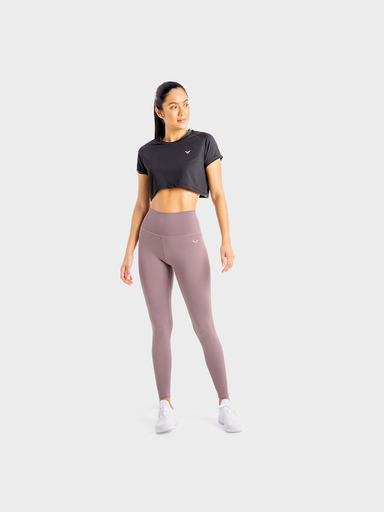 Squatwolf Core Agile Ausbildung Frauen Lang Leggings Hochgeschnitten & Push Up Clay