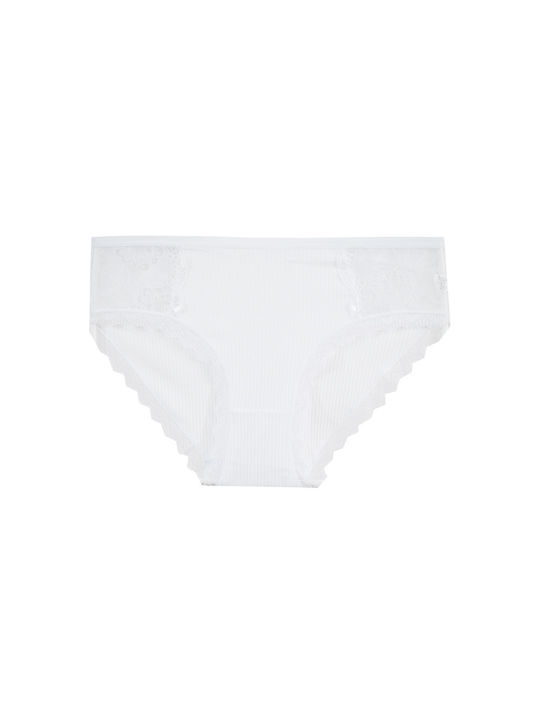 Ψηλόμεσα Γυναικεία Slip MultiPack με Δαντέλα Multicolour
