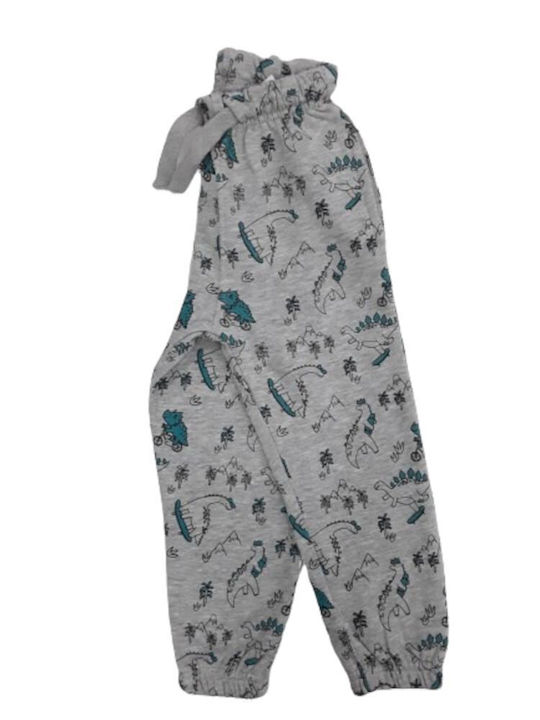 Pantaloni de Trening pentru Copii Verde Gri