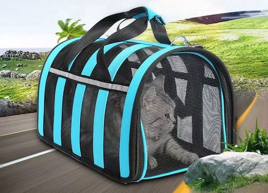 Umhängetasche für Hunde / Katzen bis 5.5kg Schwarz L25xB42xH26cm.