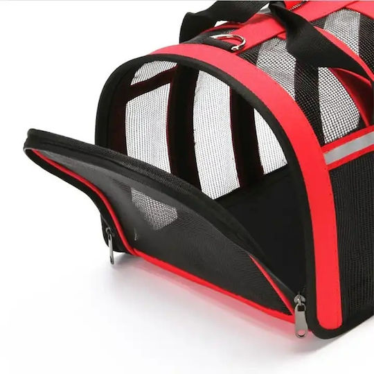 Umhängetasche für Hunde / Katzen bis 5.5kg Schwarz L25xB42xH26cm.