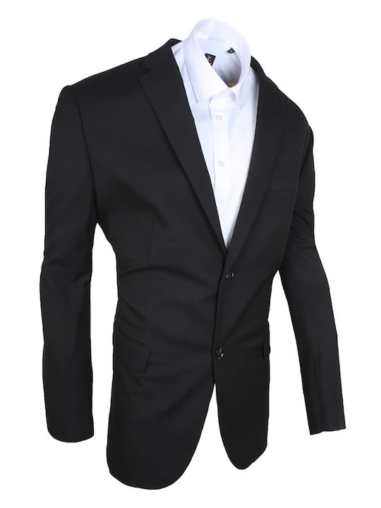 Stefansxxl Men's Winter Suit Jacket Black