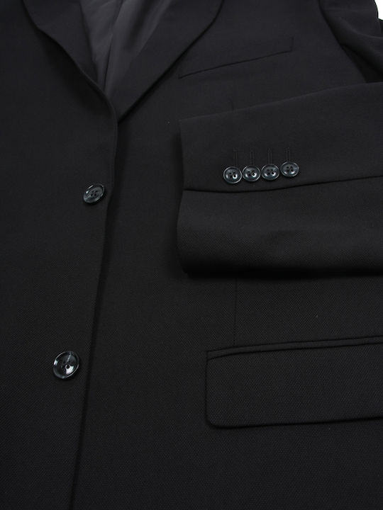 Men's Winter Suit Jacket Black