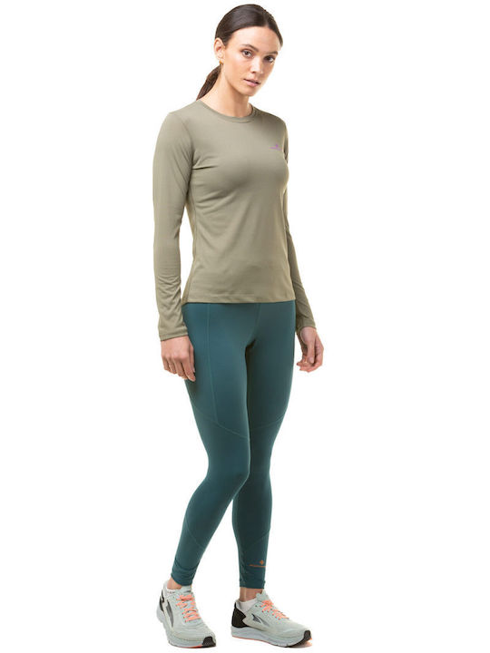 Schulung Frauen Leggings Deep Lagoon/Copper Red