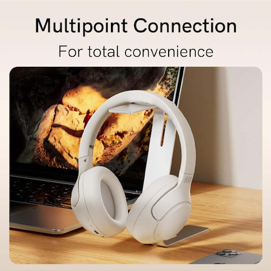 QCY H3 Wireless / Wired Over Ear Headphones with 70 hours of Operation White
