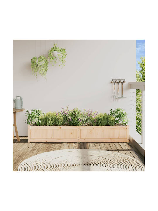 vidaXL Planter Box Lemn Maro 180x31x31cm.