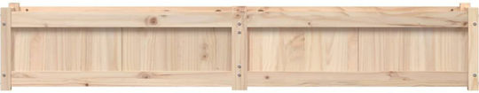 vidaXL Planter Box Wooden Brown 180x31x31cm.