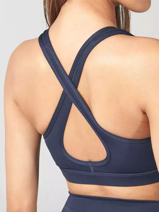 Essential Medium Impact Women's Sports Bra with Light Padding Navy Blue