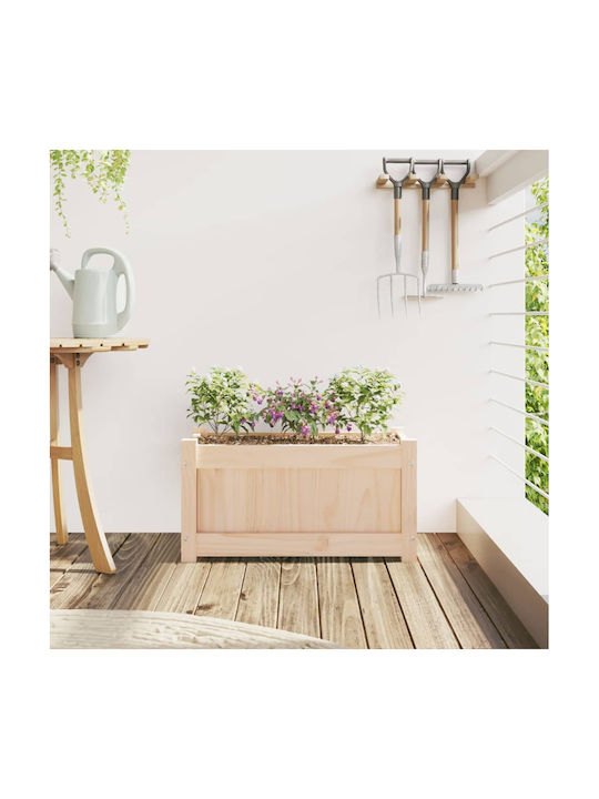 vidaXL Planter Box Lemn Bej 60x31x31cm.