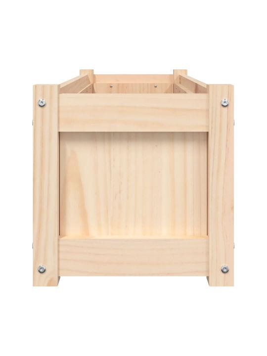 vidaXL Blumenkasten Hölzernes Beige 90x31x31cm.