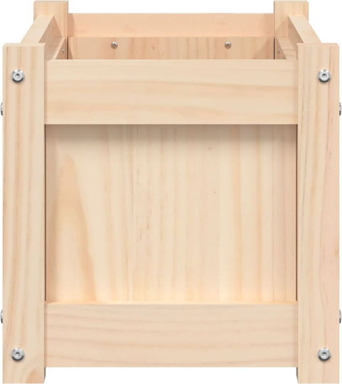 vidaXL Ζαρντινιέρα Ξύλινη Μπεζ 60x31x31εκ.