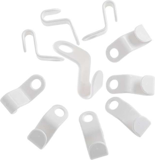 ikonka Clothes Hanger White KX5127 10pcs