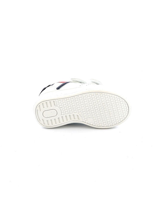 Tommy Hilfiger Cut Kids Sneakers with Scratch White