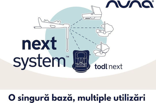 Nuna Todl Next Scaun Auto pentru Copii i-Size cu Isofix Caviar