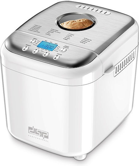 DSP Bread Maker 600W with Container Capacity 500gr and Baking Programs