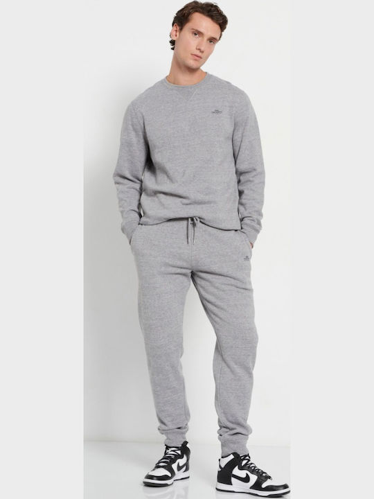Sweatpants with Elastic Grey Melange