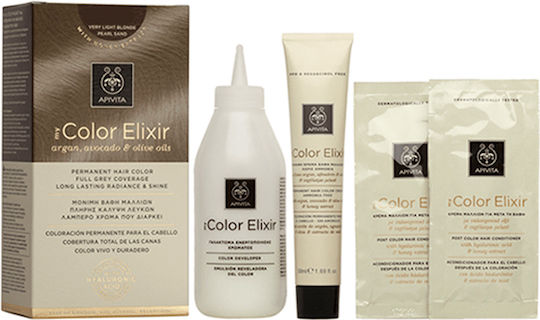Apivita My Color Elixir Βαφή Μαλλιών Χωρίς Αμμωνία 9.87 Ξανθό Πολύ Ανοιχτό Περλέ Μπεζ 50ml