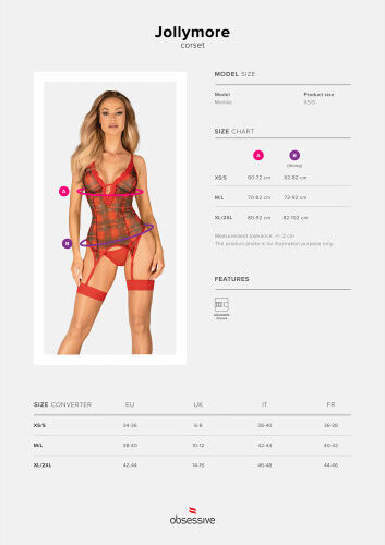 Corset Sexy Κορσές Κόκκινος