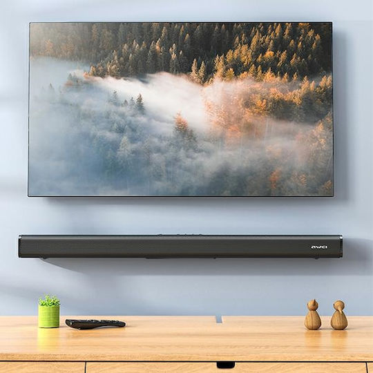 Awei Y999 Soundbar 2.0 Bluetooth και HDMI 50W με Τηλεχειριστήριο Μαύρο