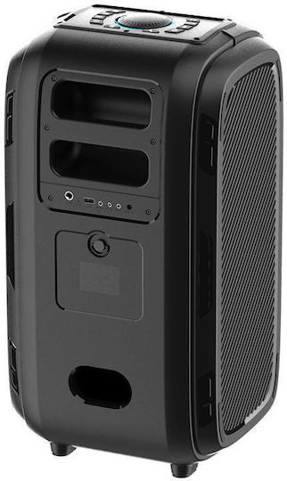 W-King Karaoke Speaker with Wireless Microphones and Lighting Effects T9 Pro Black