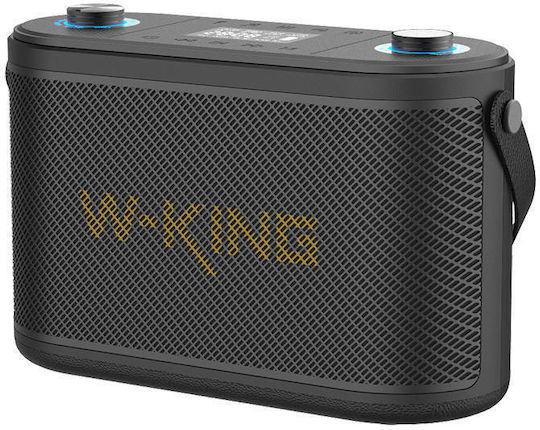W-King W-King Karaoke Speaker with Wireless Microphones and Lighting Effects H10 Black