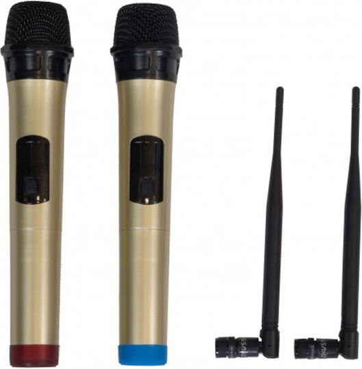 ZZiPP Караоке Система с Безжични Микрофони ZZIGAN110 ZZIGAN110 Черен