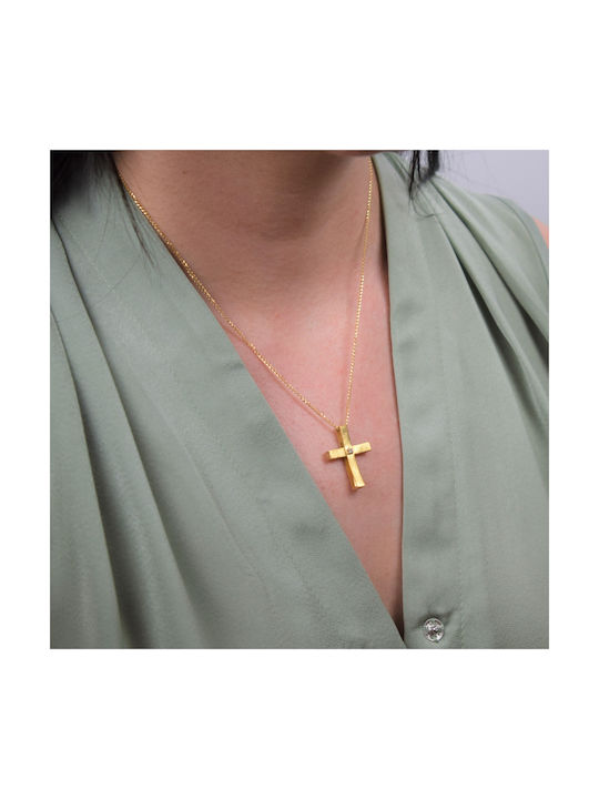 Women's Gold Cross 14K with Chain