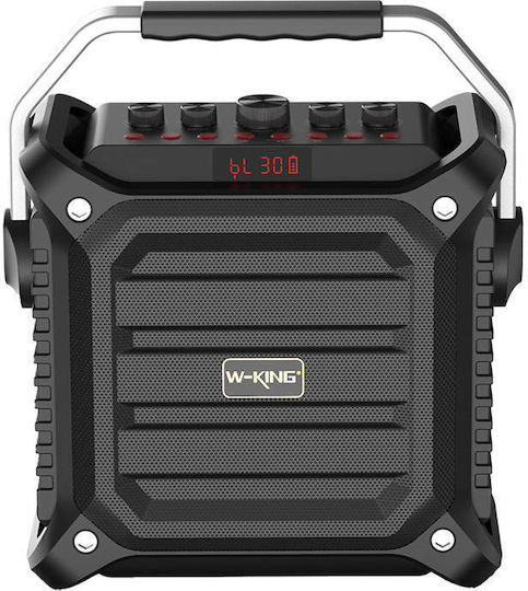 W-King Karaoke System with a Wireless Microphone K3H in Black Color