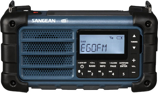 Sangean MMR-99 Φορητό Ραδιόφωνο Ηλιακό DAB Μπλε