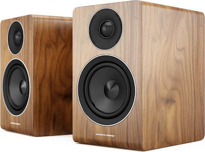 Acoustic Energy AE100 Pair of Hi-Fi Speakers Bookself 35W 2 No of Drivers W16xD24xH27cm. Walnut