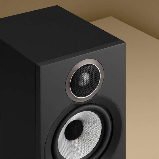 Bowers & Wilkins 606 S3 Ζεύγος Ηχείων Hi-Fi Βιβλιοθήκης 120W 2 Δρόμων Π18.9xΒ32.8xΥ34.4εκ. Μαύρο