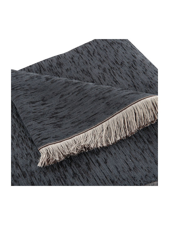 HomeMarkt Dreamtopia Armchair Throw Chenille 245x170cm Petrol Blue