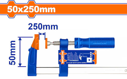 Wadfow WCP2153 Clamp Type "F" Maximum Opening 250mm