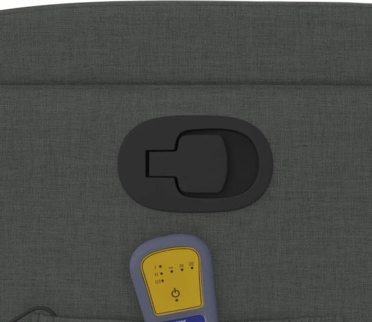 Relaxsessel Friseurwaschbecken mit Fußhocker Dark Grey 74x89x100cm