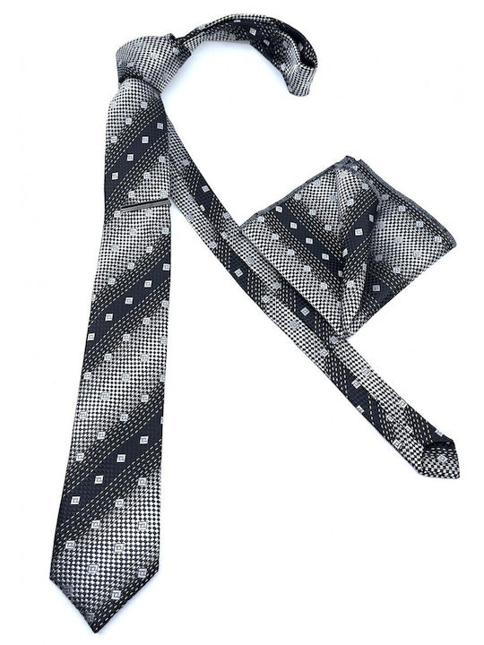 Legend Accessories Legend Men's Tie Set Printed in Gray Color