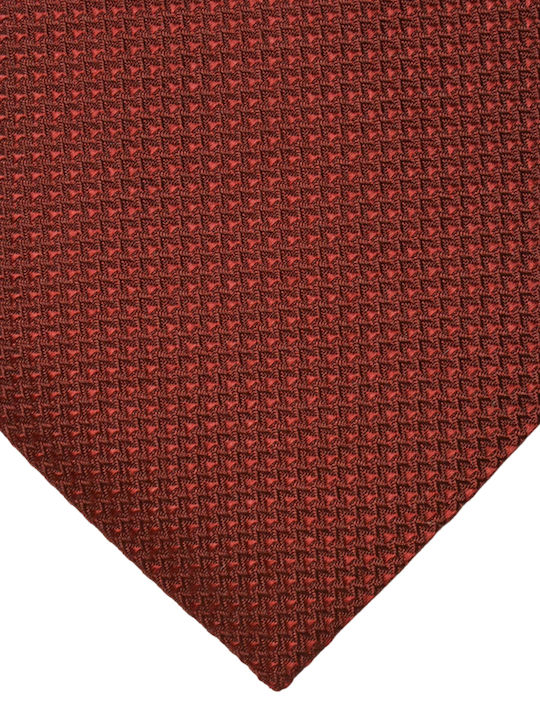 Hugo Boss Herren Krawatte Seide Gedruckt in Rot Farbe