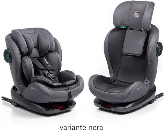 Babyauto Gyro Καθισματάκι Αυτοκινήτου i-Size με Isofix Black Embossed 0-36 kg