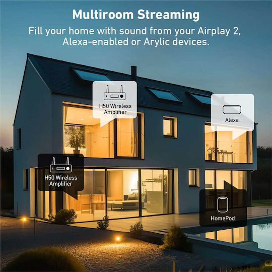 Arylic H50 Integriert Hi-Fi-Verstärker Stereo