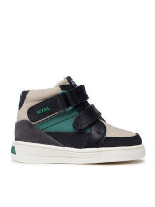 Δερμάτινα Παιδικά Μποτάκια με Σκρατς Πολύχρωμα