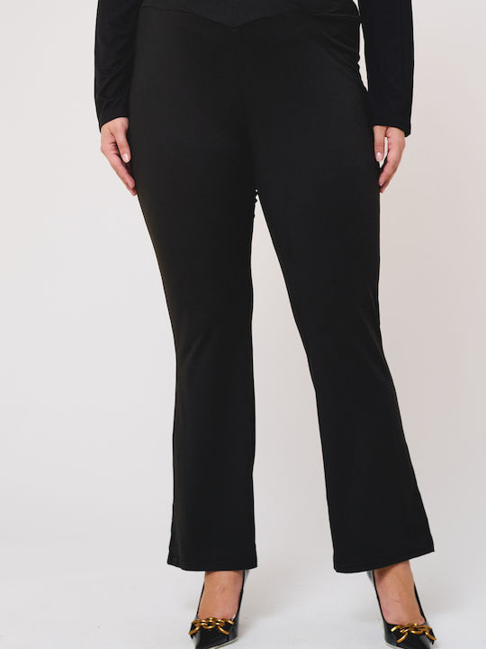 Women's Fabric Trousers Black