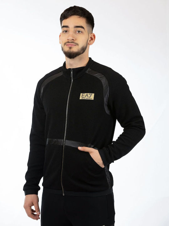 Cardigan pentru Bărbați Neagră
