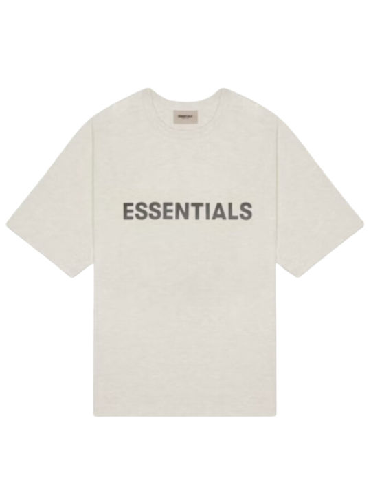 Fear of God Herren T-Shirt Kurzarm Oatmeal