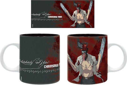 Abysse Man Becher Keramik Rot 320ml