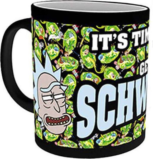 GB eye Rick And Morty - Heat Change Get Schwifty Mug Heat Change Κούπα Κεραμική Πολύχρωμη 300ml