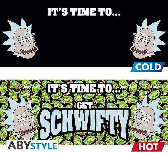 GB eye Rick And Morty - Heat Change Get Schwifty Mug Heat Change Mug Ceramic Multicolored 300ml