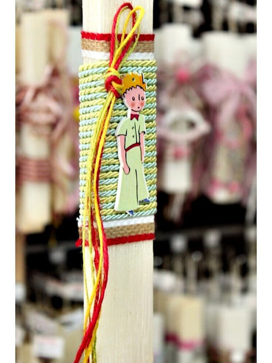 Lumanare de Paste Micul Prinț cu Formă Plată cu Cutie 003060L
